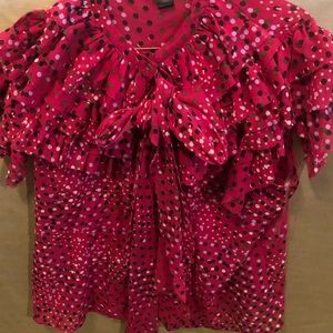 Sheer Holiday Blouse